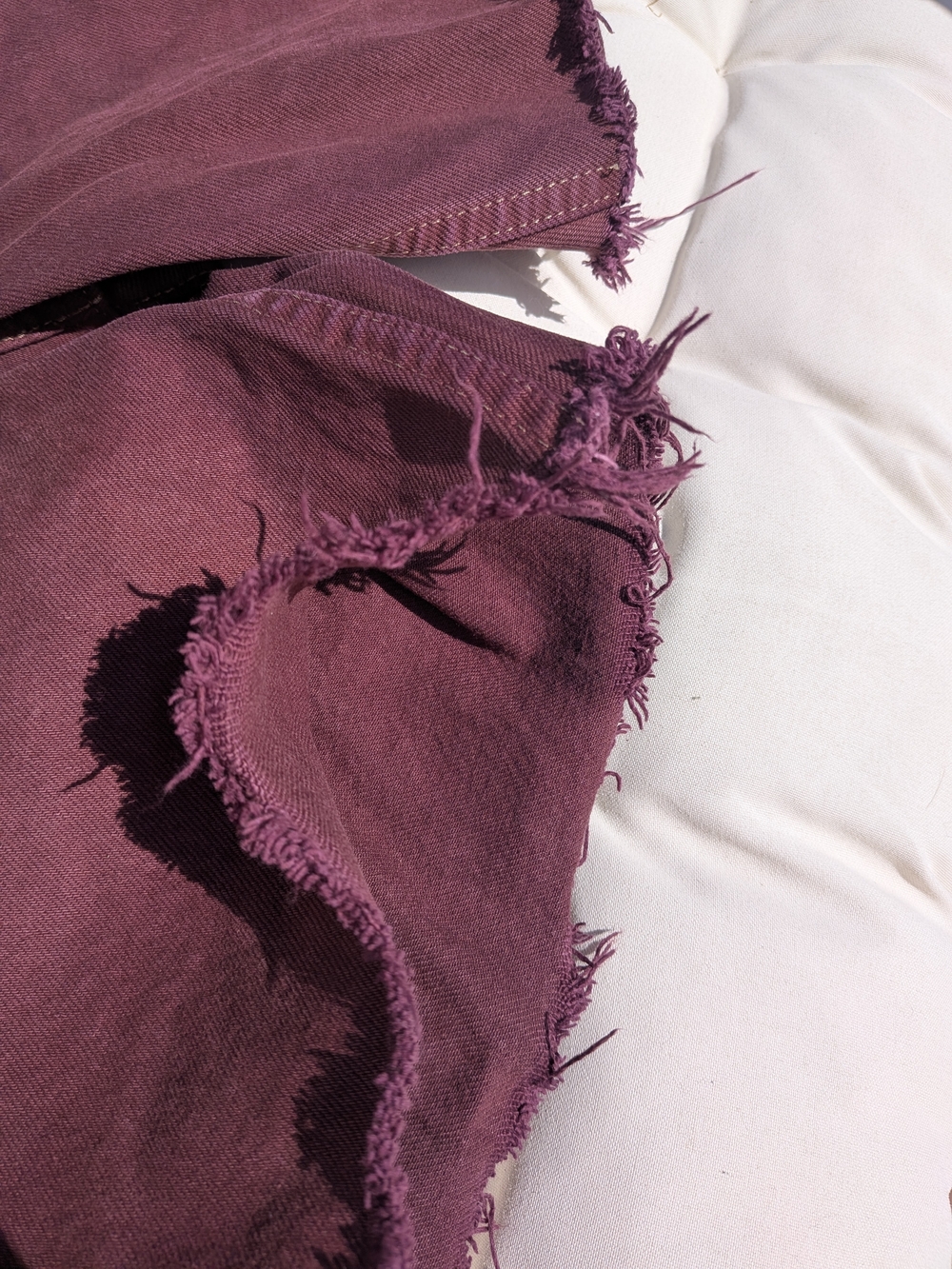 Levi's Women's Plum Cutoff Jean Shorts - Picture 3 of 9